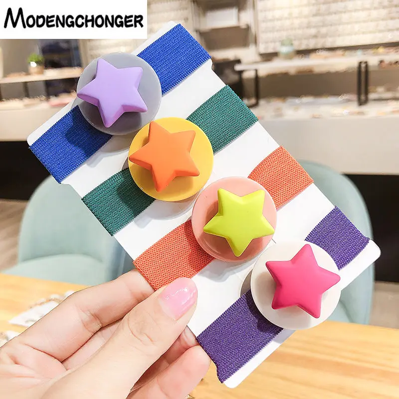High Elastic Hair Band Candy Colour Hair Tie Star Love Heart Hair Ring Ponytail Holder Scrunchie Gum For Girls Hair Accessories
High Elastic Hair Band Candy Colour Hair Tie Star Love Heart Hair Ring Ponytail Holder Scrunchie Gum For Girls Hair Accessories