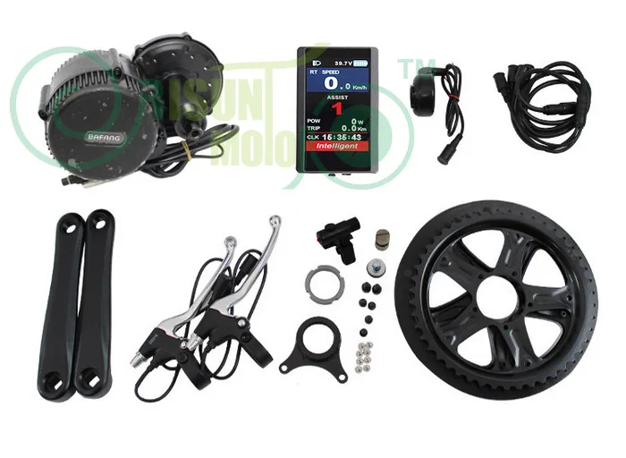 Электрический велосипед Ebike BBS02 48V 500W 8fun Bafang комплект мотора с ЖК экраном 850C|motor