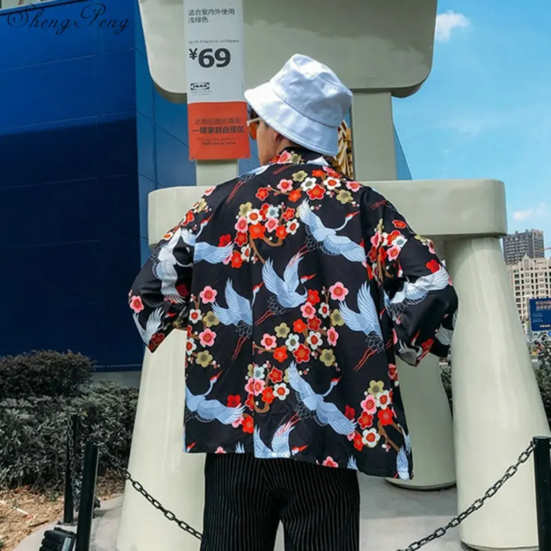 Японское кимоно yukata kimino haori, мужской кардиган kimino с черным принтом, японские Топы Haori, японская одежда V1317
Японское кимоно yukata kimino haori, мужской кардиган kimino с черным принтом, японские Топы Haori, японская одежда V1317