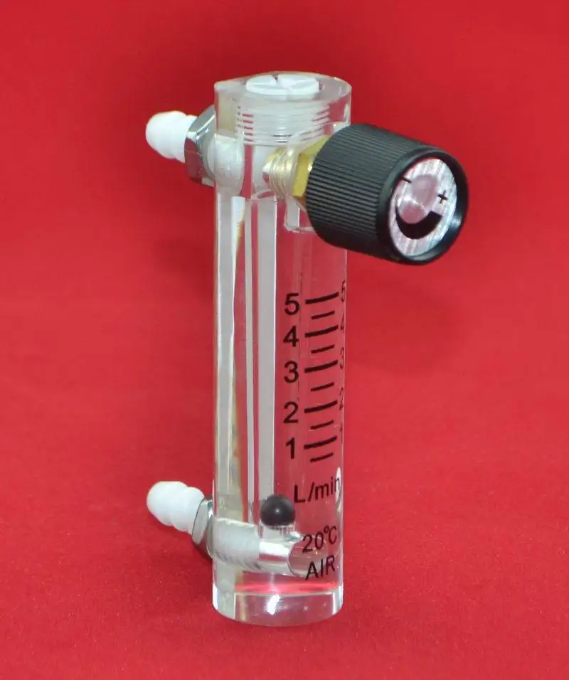 LZQ-3 0-5LPM plastic air flowmeter (H=90mm Oxygen flow meter)with control valve for Oxygen conectrator ,it can adjust flow
LZQ-3 0-5LPM plastic air flowmeter (H=90mm Oxygen flow meter)with control valve for Oxygen conectrator ,it can adjust flow