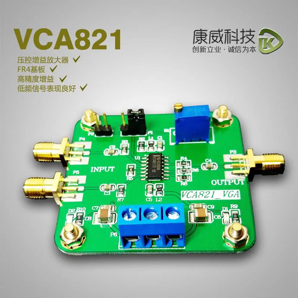Модуль усилителя с контролируемым усилением напряжения VCA821, модуль электронного соревнования, чтобы гарантировать, что новый
Модуль усилителя с контролируемым усилением напряжения VCA821, модуль электронного соревнования, чтобы гарантировать, что новый