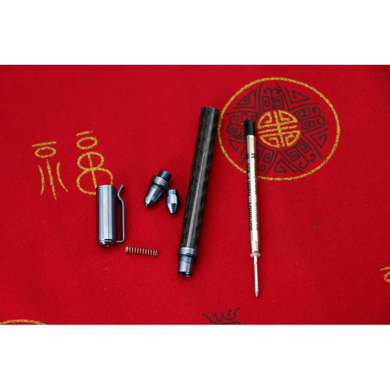 CH Custom Limited Edition titanium alloy carbon fiber tactical pen glass multifunctional outdoor camping defense EDC tools
CH Custom Limited Edition titanium alloy carbon fiber tactical pen glass multifunctional outdoor camping defense EDC tools