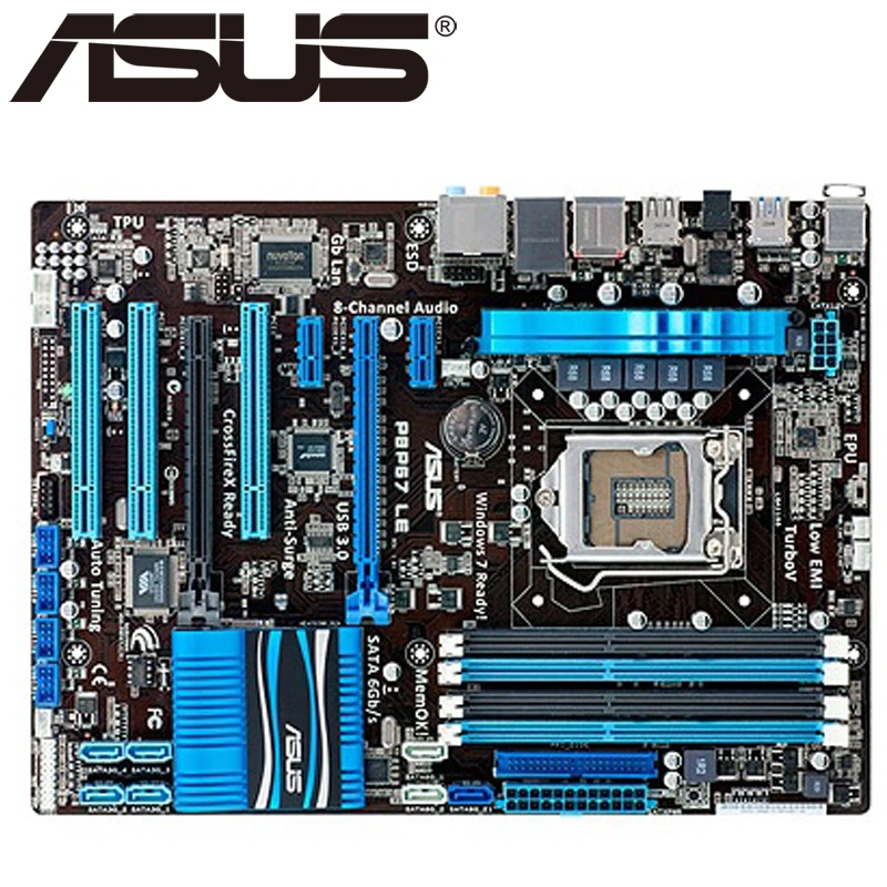 Материнская плата Asus P8P67 LE для настольного ПК, P67, разъем LGA 1155, i3, i5, i7, DDR3 32 ГБ, ATX, UEFI BIOS, оригинальная б/у материнская плата
Материнская плата Asus P8P67 LE для настольного ПК, P67, разъем LGA 1155, i3, i5, i7, DDR3 32 ГБ, ATX, UEFI BIOS, оригинальная б/у материнская плата