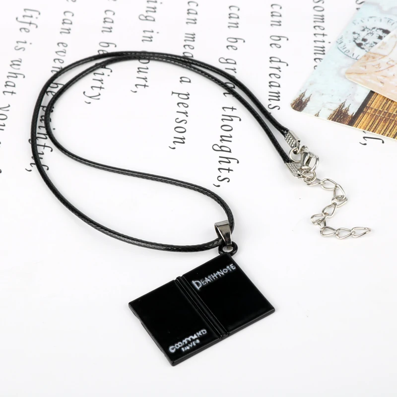 Ожерелье HEYu с подвеской из японского аниме Death Note Черная книга ювелирные изделия