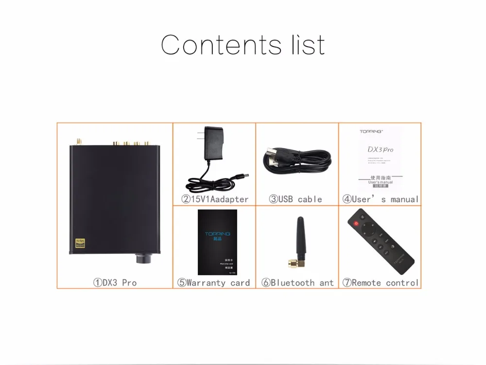 TOPPING DX3 PRO LDAC Edition Bluetooth decoding amp AK4493 USB DAC XMOS XU208 DSD512 Headphone output TPA6120A2 OPA1612
TOPPING DX3 PRO LDAC Edition Bluetooth decoding amp AK4493 USB DAC XMOS XU208 DSD512 Headphone output TPA6120A2 OPA1612
