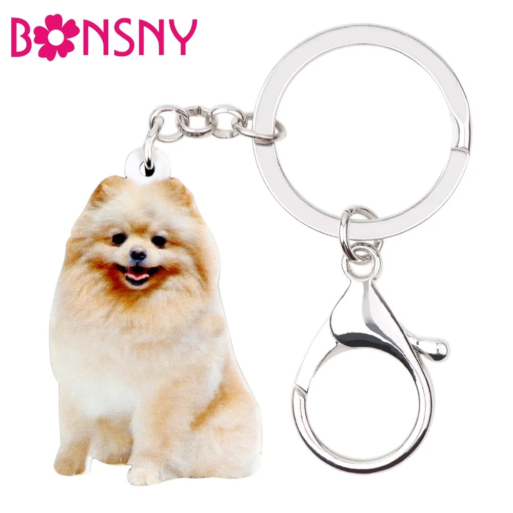 Bonsny Acrylic Happy Sitting Pomeranian Dog Key Chains Keychain Rings Animal Jewelry For Women Girls Teens Handbag Charms Gift
Bonsny Acrylic Happy Sitting Pomeranian Dog Key Chains Keychain Rings Animal Jewelry For Women Girls Teens Handbag Charms Gift