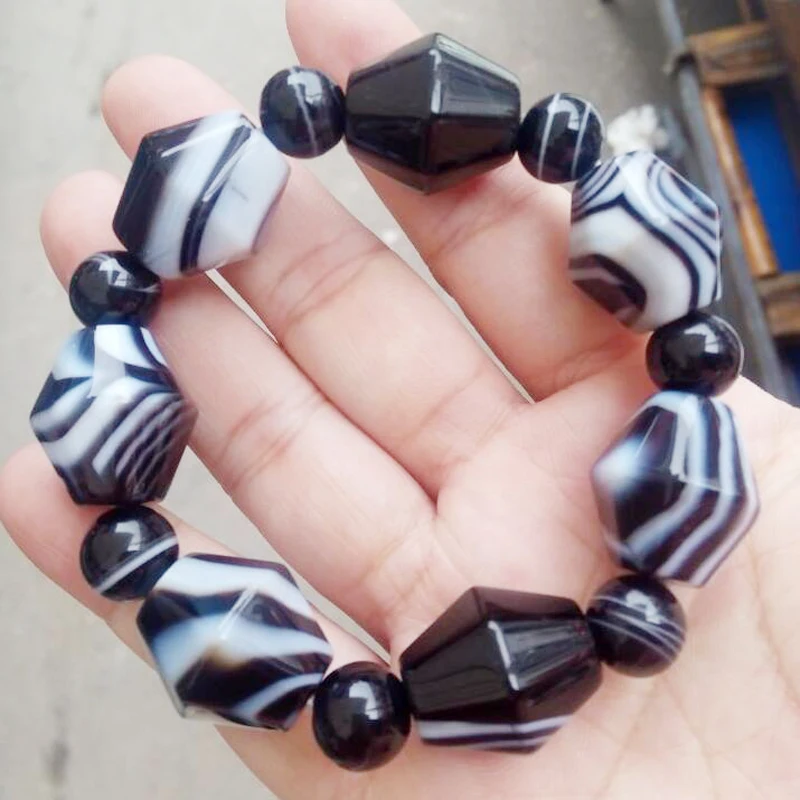 KYSZDL Brazil Natural sardonyx beads bracelets men bracelets wholesale Free shipping