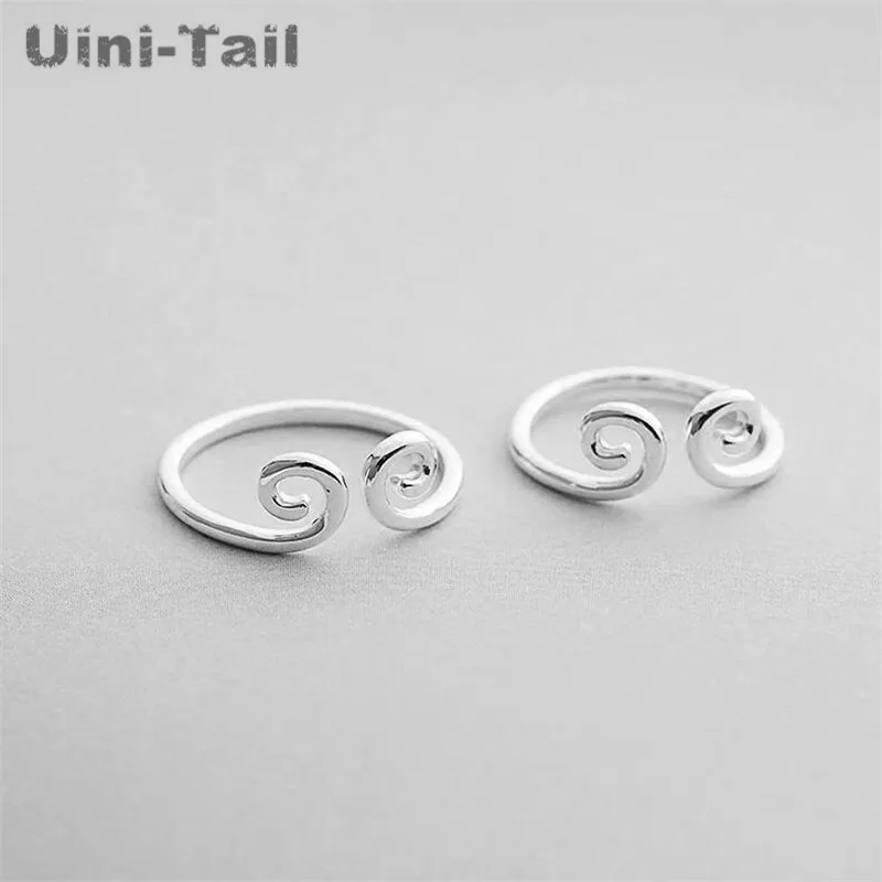 Uini-Tail hot new 925 sterling silver tail ring female models love the tight spell Chinese style small and simple cute open ring
Uini-Tail hot new 925 sterling silver tail ring female models love the tight spell Chinese style small and simple cute open ring