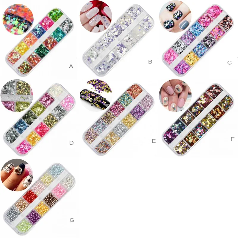 1 Box Nail Paillette Nail Glitter Flakes Mix 12 Colors Hexagon Sequins Paillette Manicure for Nail Art Decoration Supplies F041A
1 Box Nail Paillette Nail Glitter Flakes Mix 12 Colors Hexagon Sequins Paillette Manicure for Nail Art Decoration Supplies F041A