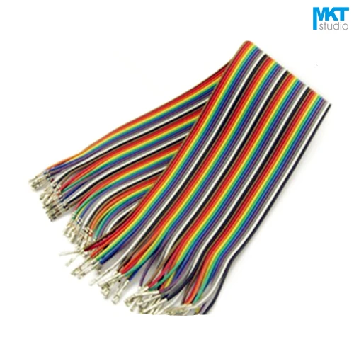 5 шт. 20 см 40P AWG26 2 54 мм кабель Dupont с двойными обжимами 1P-1P | Строительство и ремонт