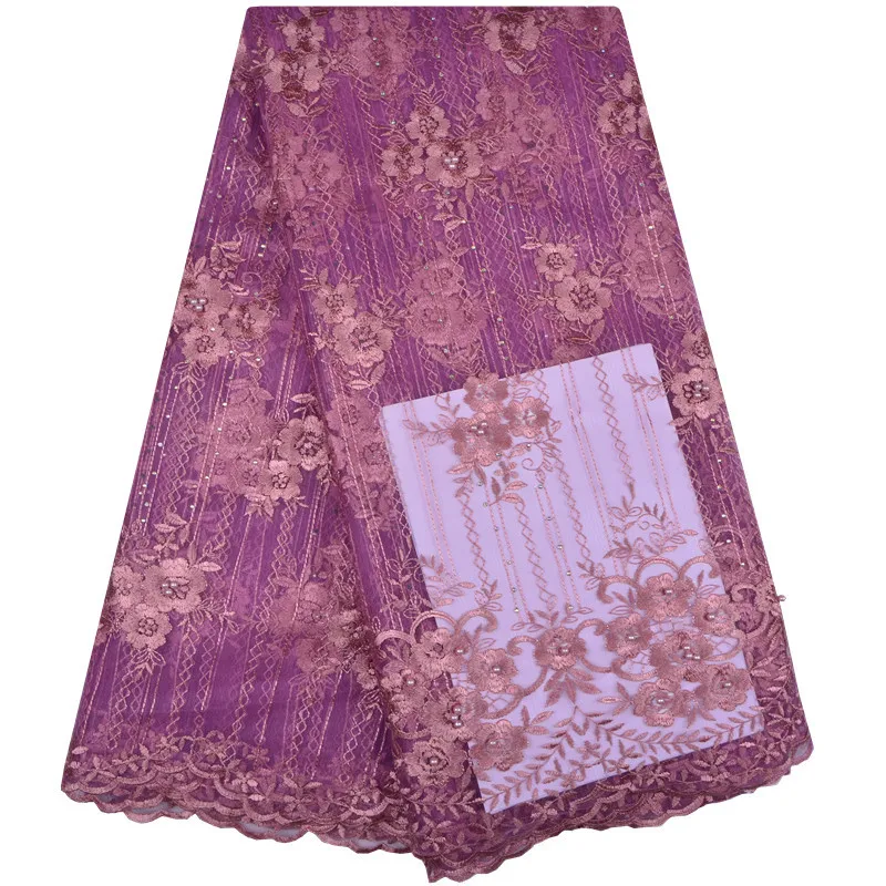 Latest Nigerian Laces Fabrics With Beaded Stones High Quality Tulle African Laces Fabric Wedding African French Tulle Lace S1238
Latest Nigerian Laces Fabrics With Beaded Stones High Quality Tulle African Laces Fabric Wedding African French Tulle Lace S1238