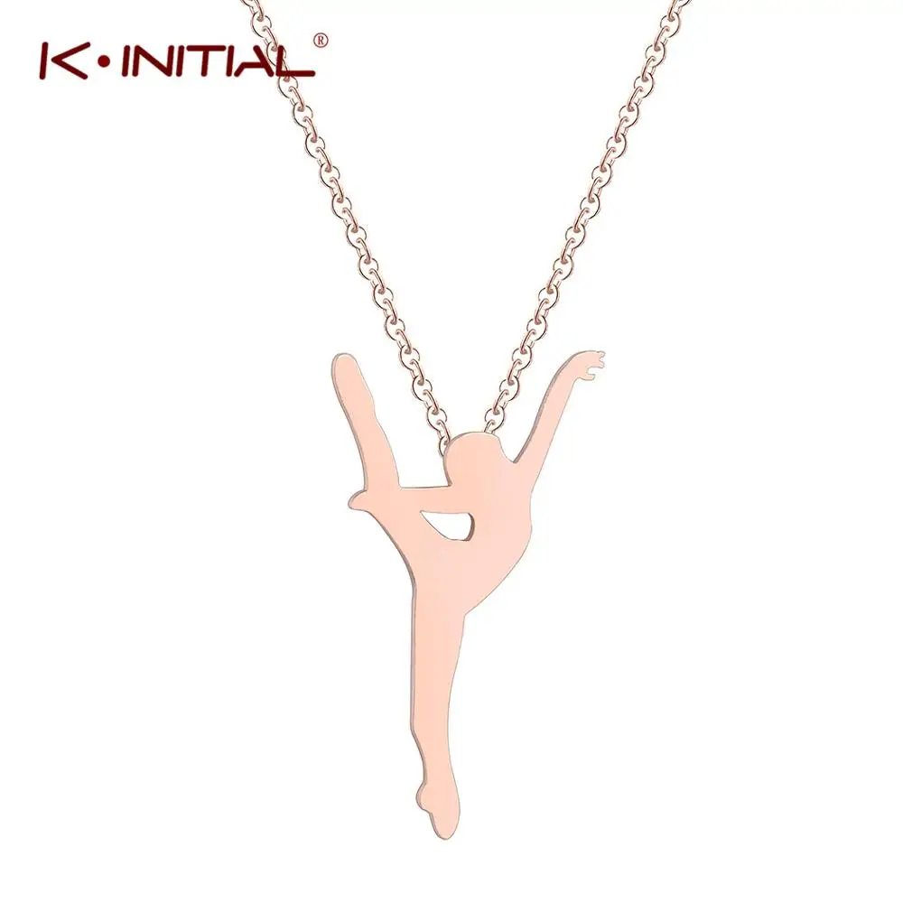 Kinitial Trendy Sports Charms Necklaces Rose Gold Ballerina Girl Dancer Pendant Necklace for Women Choker Chain Jewelry
Kinitial Trendy Sports Charms Necklaces Rose Gold Ballerina Girl Dancer Pendant Necklace for Women Choker Chain Jewelry
