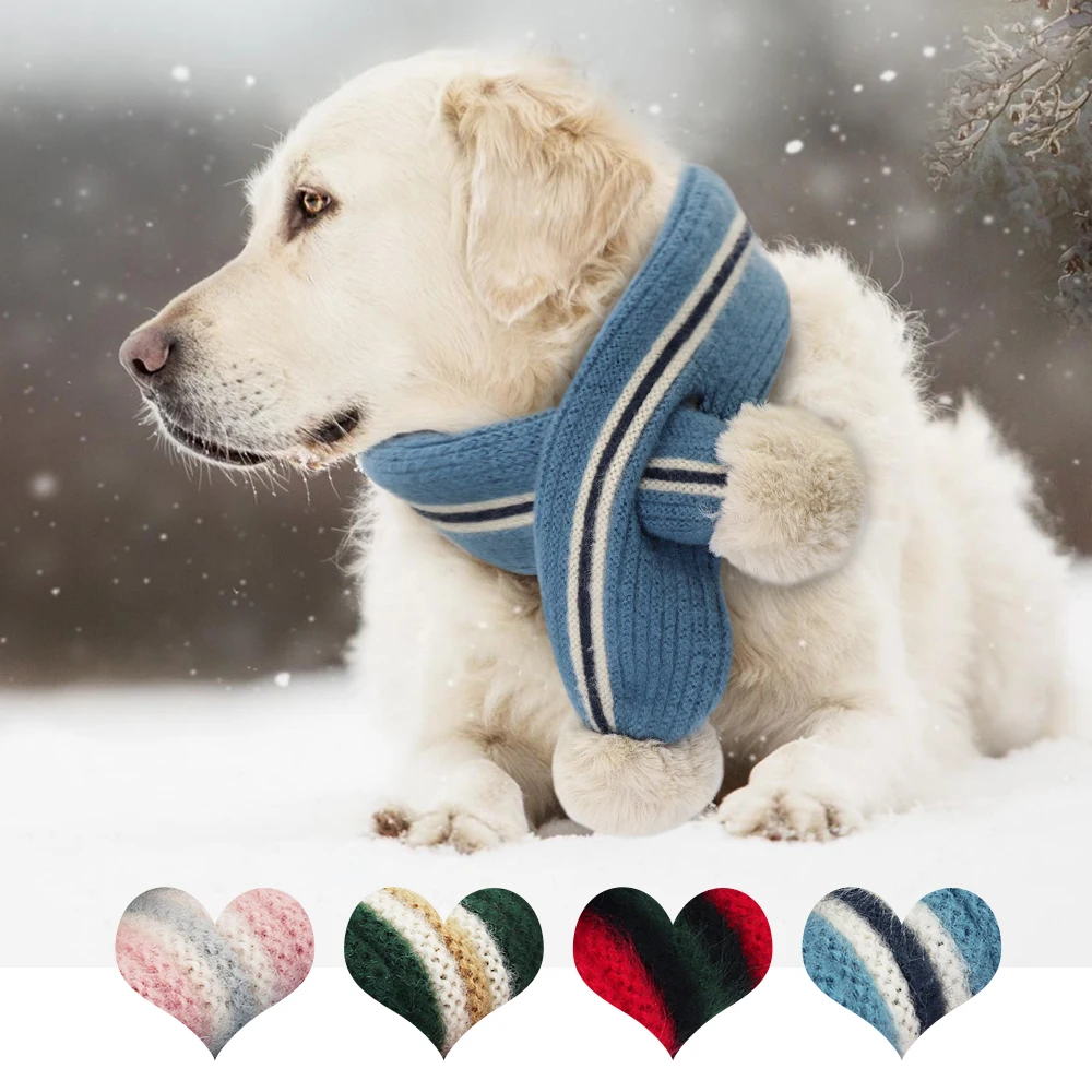 Dog Cat Scarf Collar Warm Winter Puppy Cat Knitting Scarf Necktie Adjustable Pet Accessories For Medium Large Dogs Pet Products
Dog Cat Scarf Collar Warm Winter Puppy Cat Knitting Scarf Necktie Adjustable Pet Accessories For Medium Large Dogs Pet Products