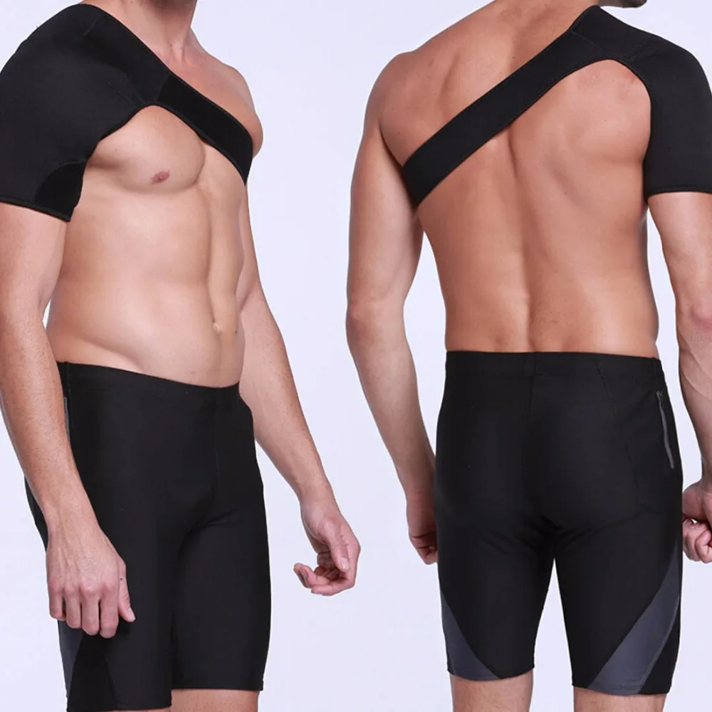 Shoulder Support Brace Back Guard Strap Wrap Belt Band Pads Single Shoulder Adjustable Breathable Sports Care Guard Protect bl
Shoulder Support Brace Back Guard Strap Wrap Belt Band Pads Single Shoulder Adjustable Breathable Sports Care Guard Protect bl