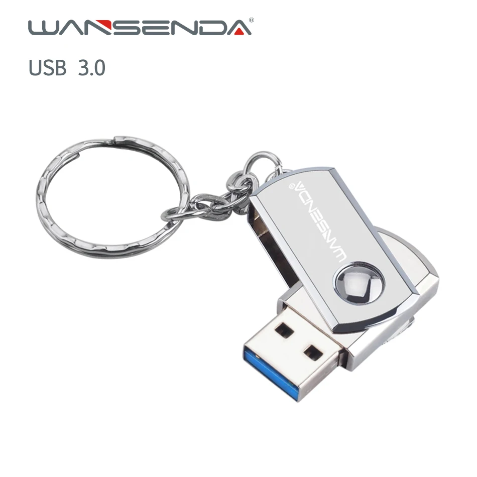 Wansenda металлический USB флеш накопитель 256 ГБ 128 Гб 64 32 16 8 4 ГБ|USB флэш-накопители| |