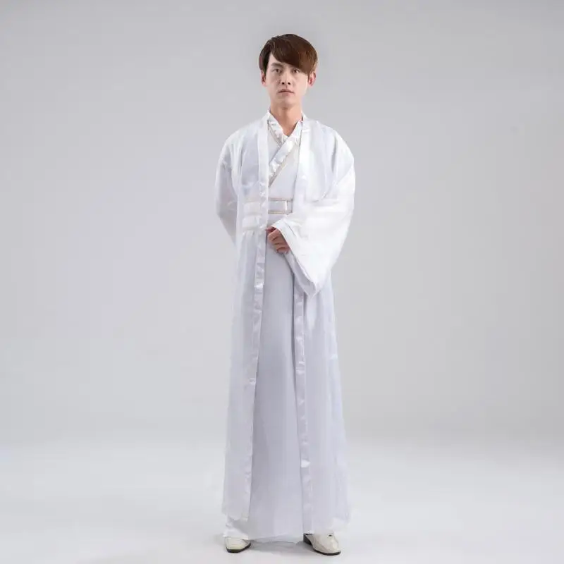 2 Colors Black White National Ancient Chinese Clothing Cosplay Costume performance wear costume hanfu Man clothes
2 Colors Black White National Ancient Chinese Clothing Cosplay Costume performance wear costume hanfu Man clothes