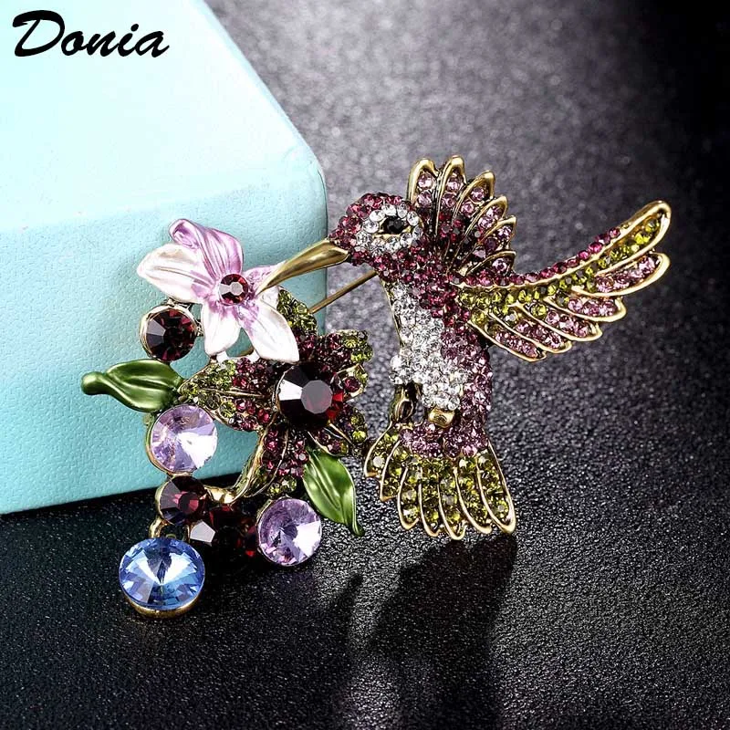 Donia jewelry Cute colorful bird animal brooch for male fashion women retro pin brooch fashion scarf pin hat accessories
Donia jewelry Cute colorful bird animal brooch for male fashion women retro pin brooch fashion scarf pin hat accessories