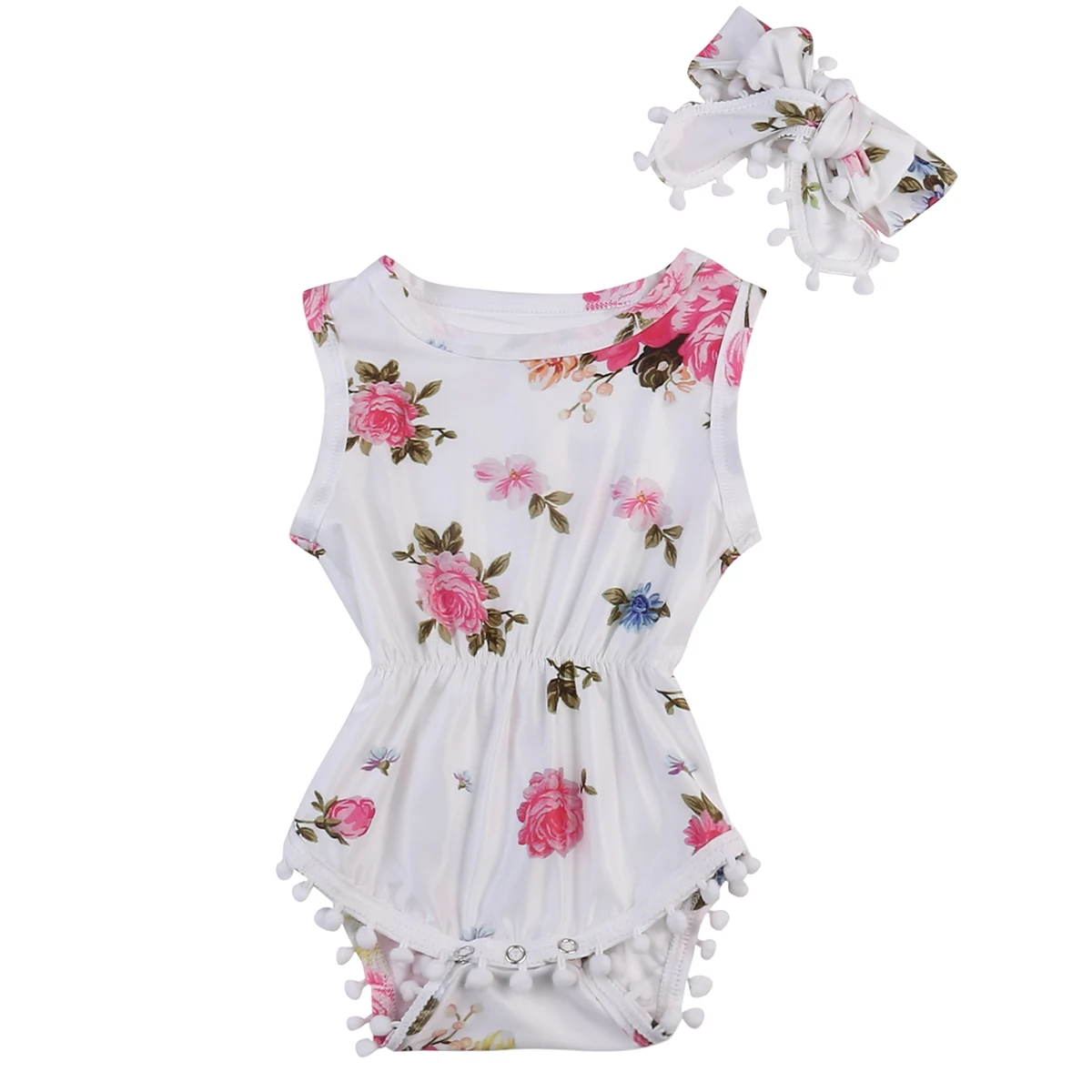 0-24M Babies Girls Floral Tassels Bodysuits Newborn Infant Baby Girl Bodysuit+Headband Playsuit Sunsuit Clothes
0-24M Babies Girls Floral Tassels Bodysuits Newborn Infant Baby Girl Bodysuit+Headband Playsuit Sunsuit Clothes