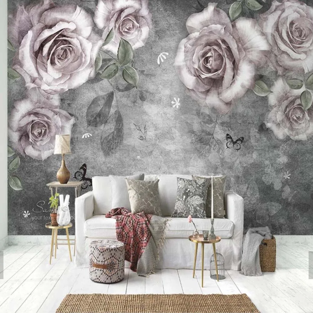 European Hand Oil Painting Rose Flower Murals Wallpaper Roll for Living Room Home Wall Decor Customize Landscape Floral Mural
European Hand Oil Painting Rose Flower Murals Wallpaper Roll for Living Room Home Wall Decor Customize Landscape Floral Mural
