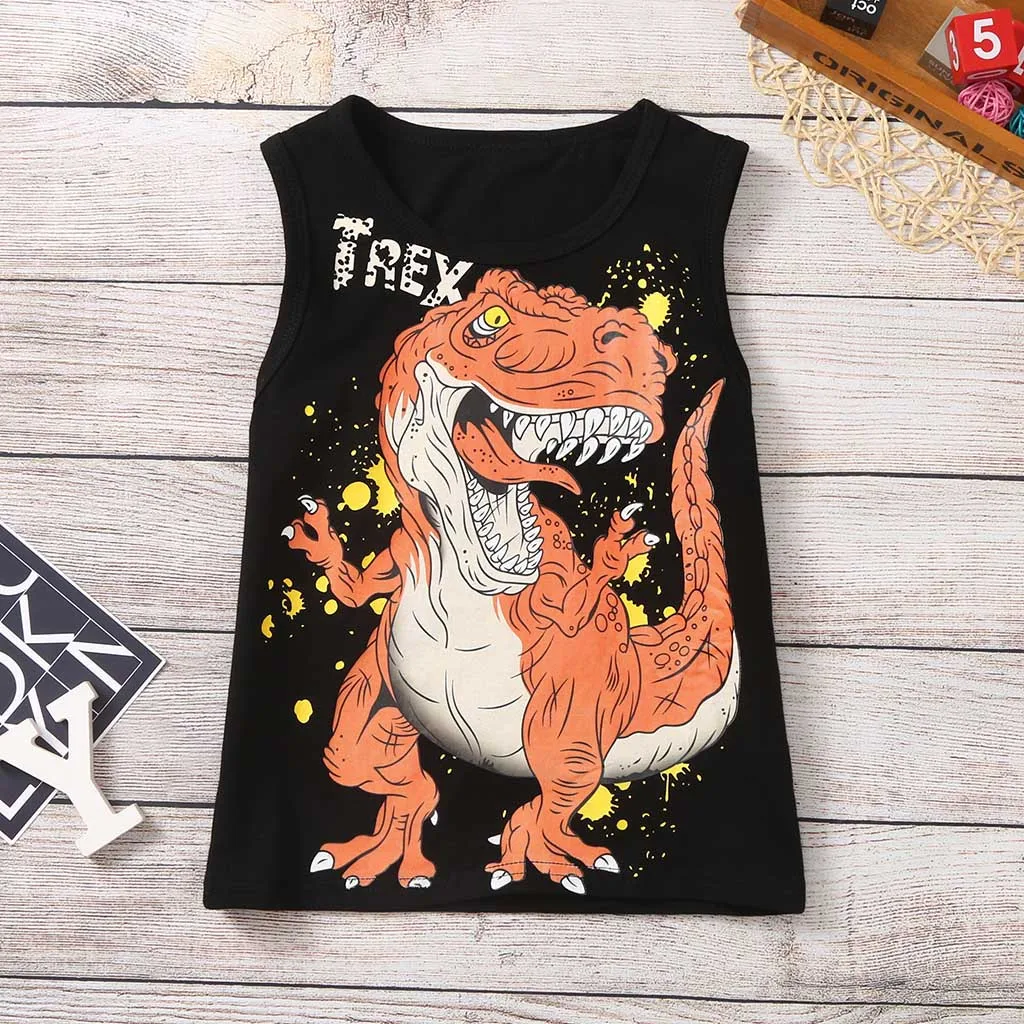 2019 Children Infant Kid Boy Cartoon Dinosaur Letter Print Vest Tops Shirts Clothes
2019 Children Infant Kid Boy Cartoon Dinosaur Letter Print Vest Tops Shirts Clothes