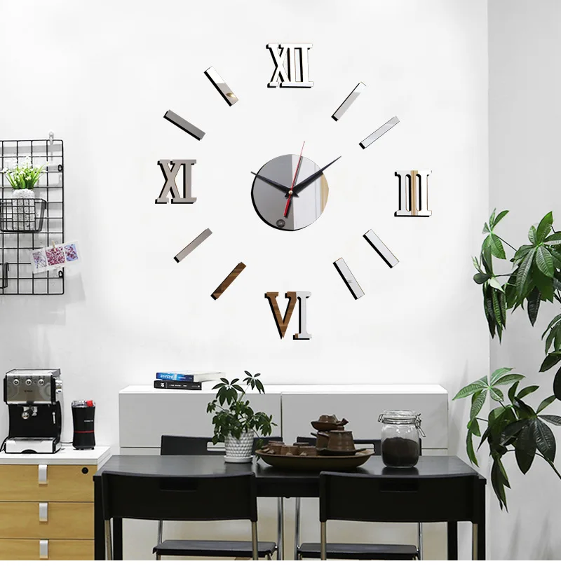 New Luxury Large Wall Clock Living Room DIY 3D Home Decoration Mirror Art Design Fashion Wall Posters Decor Crafts Wall Clock
New Luxury Large Wall Clock Living Room DIY 3D Home Decoration Mirror Art Design Fashion Wall Posters Decor Crafts Wall Clock