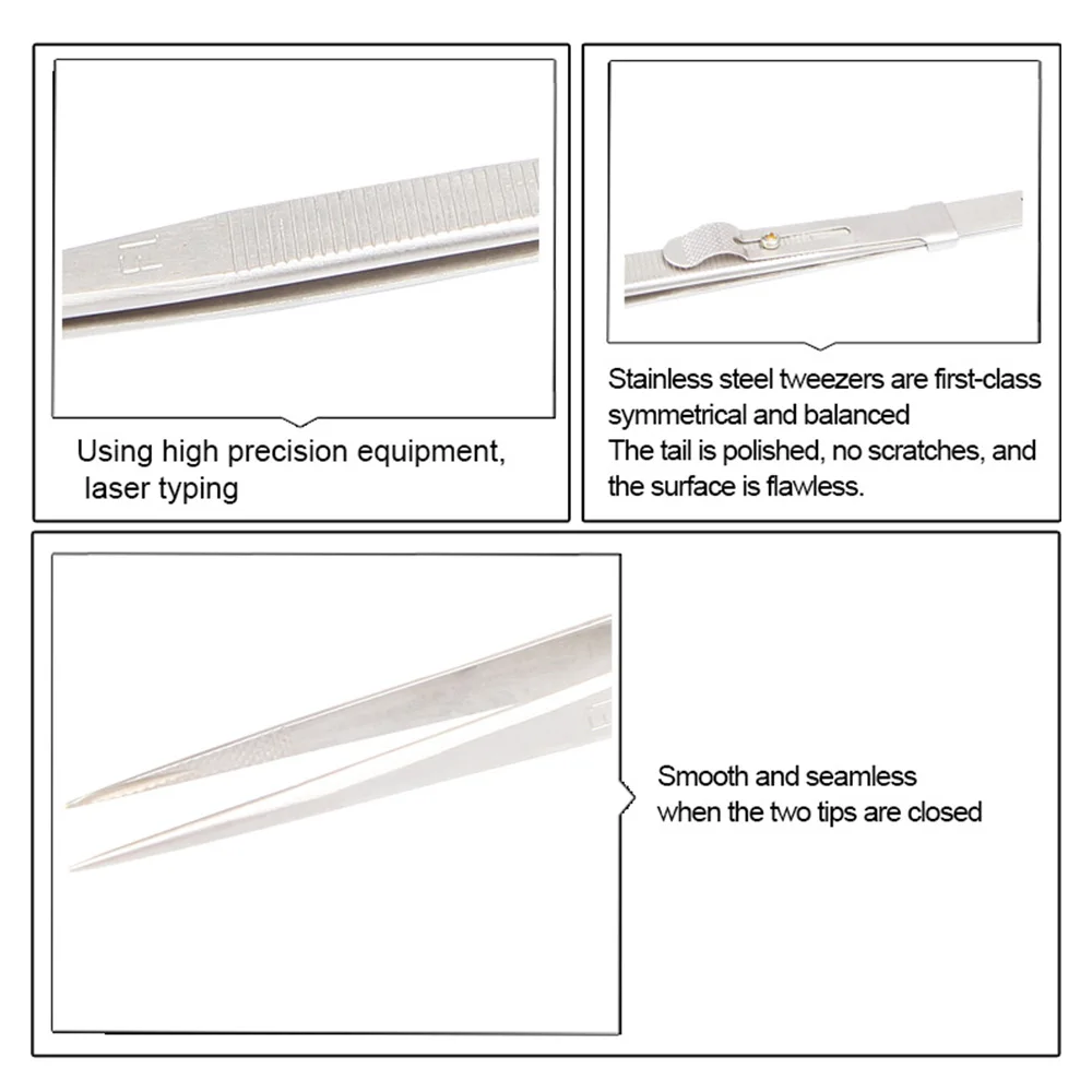 Precision Adjustable Slide Lock Anti Static Tweezers For Jewelry Electronic Component Holding Repair Tools
Precision Adjustable Slide Lock Anti Static Tweezers For Jewelry Electronic Component Holding Repair Tools