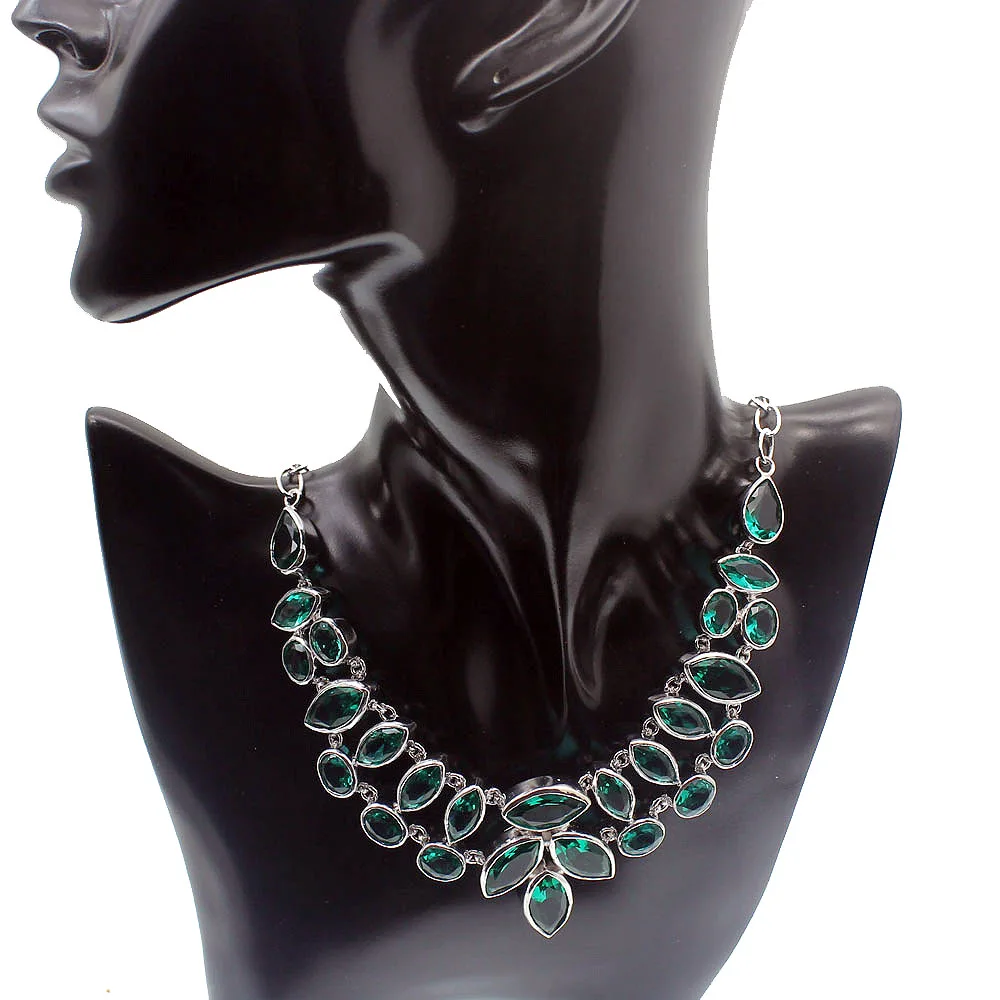 Attractive Women Ladies Jewelry Green Topaz925 Sterling Silver Color Prom Charms Necklace 20 Inch Free Shipping
Attractive Women Ladies Jewelry Green Topaz925 Sterling Silver Color Prom Charms Necklace 20 Inch Free Shipping