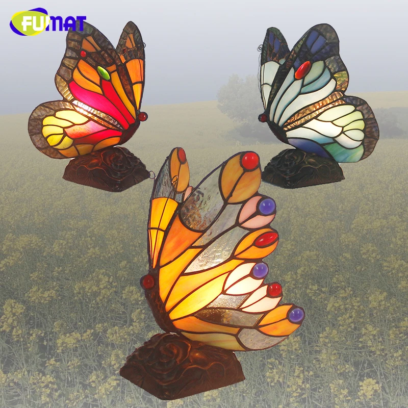 Настольная лампа бабочки FUMAT, Витражная лампа Tiffanylamp для гостиной, прикроватная лампа, Декор, настольные светильники
Настольная лампа бабочки FUMAT, Витражная лампа Tiffanylamp для гостиной, прикроватная лампа, Декор, настольные светильники