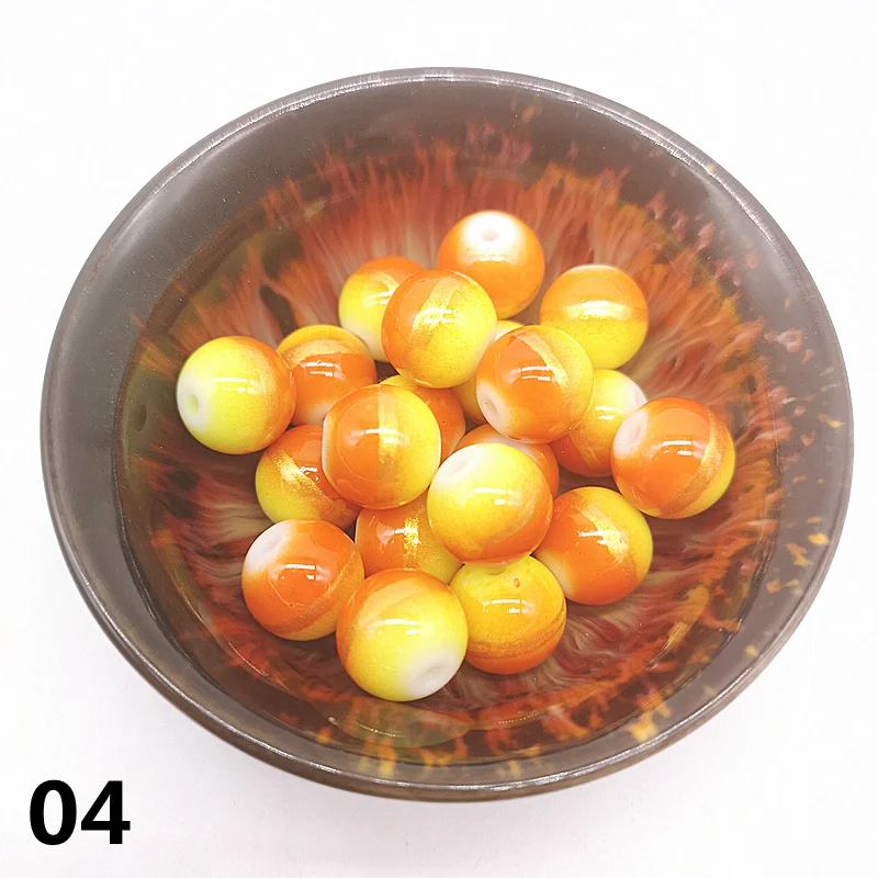 Wholesale 6/8/10/12mm Three Color Glass Beads Loose Spacer Beads Painted Charm For Jewellery Making DIY Bracelet & Necklace #04
Wholesale 6/8/10/12mm Three Color Glass Beads Loose Spacer Beads Painted Charm For Jewellery Making DIY Bracelet & Necklace #04