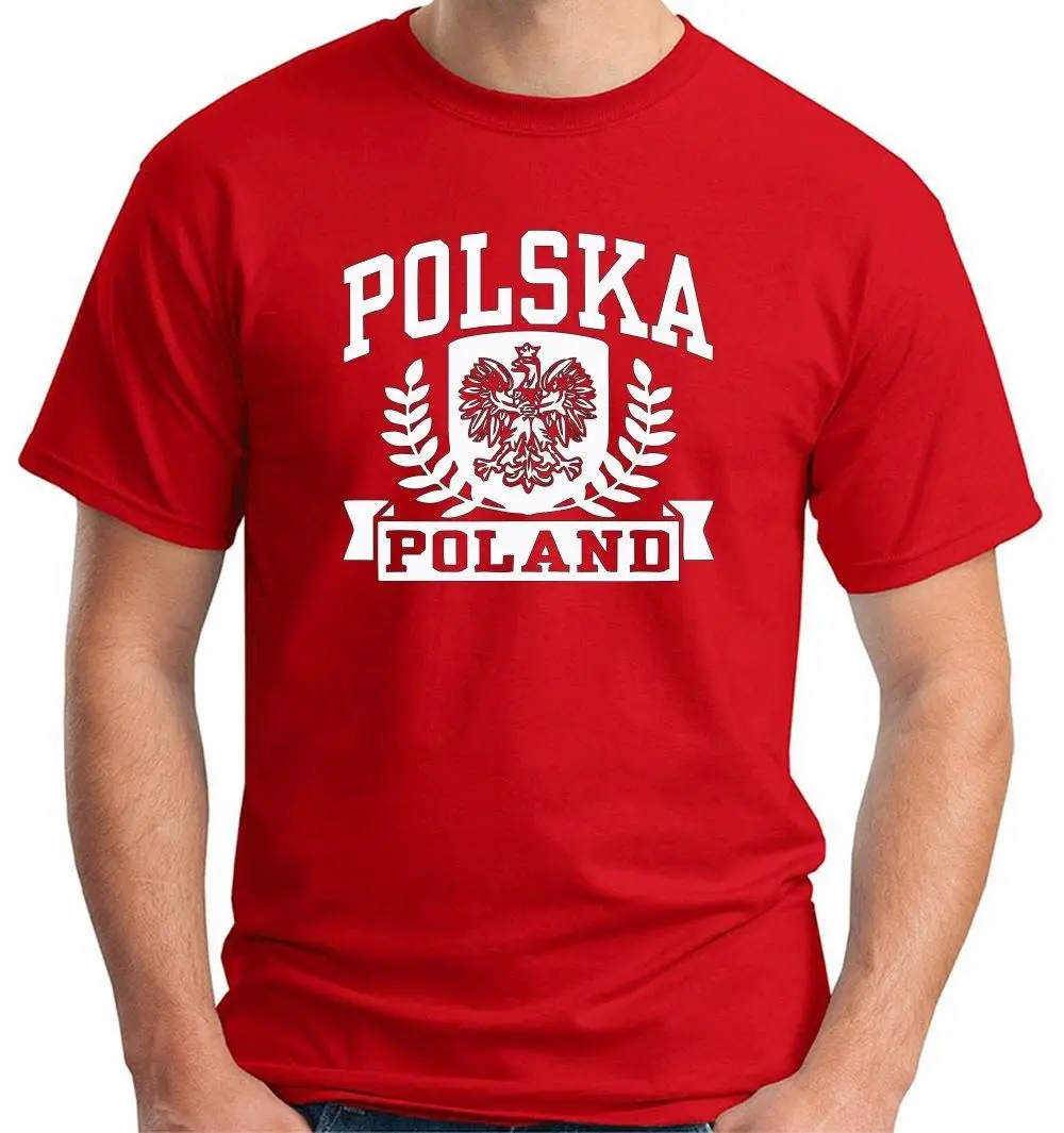2019 Fashion Solid Color Men Tshirt T-shirt Polska Poland Men's Footballer Casual Tee
2019 Fashion Solid Color Men Tshirt T-shirt Polska Poland Men's Footballer Casual Tee