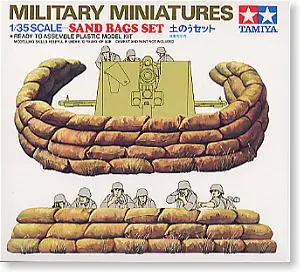 Tamiya 35025 1/35 набор песочных сумок в сборе военные Миниатюрные модели строительные