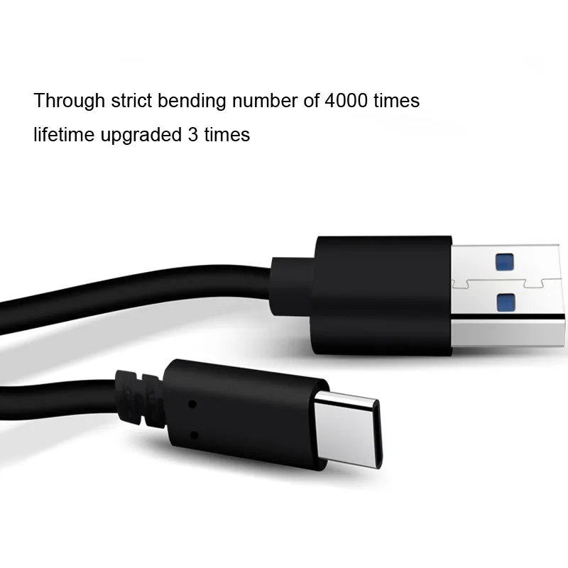 1000 шт. 1 м USB 3.0 восстановление Тип c 5A Quick Charge Тип-C кабели синхронизации данных для