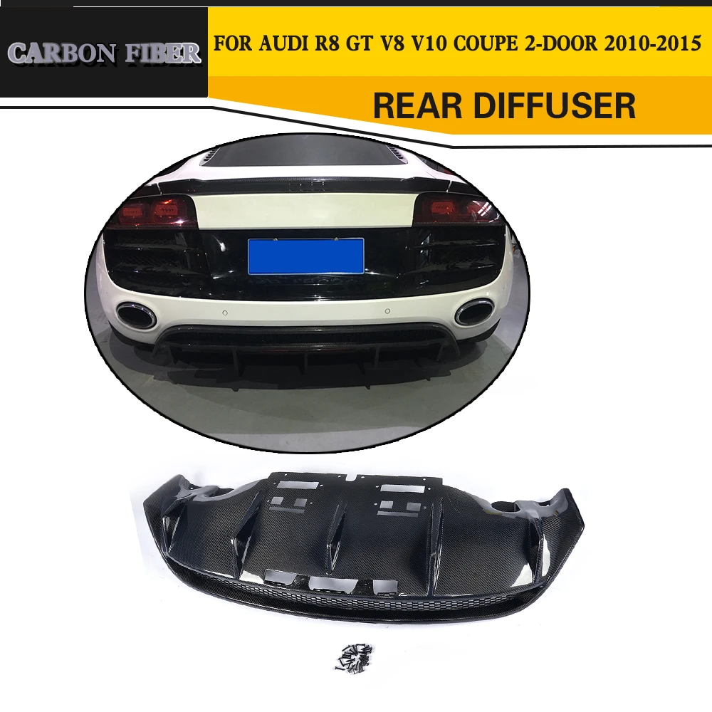 Matt Gloss Carbon Fiber Racing Rear Bumper Diffuser Lip for Audi R8 V8 V10 Coupe 2 Door 2010 - 2015 Convertible Black FRP
Matt Gloss Carbon Fiber Racing Rear Bumper Diffuser Lip for Audi R8 V8 V10 Coupe 2 Door 2010 - 2015 Convertible Black FRP