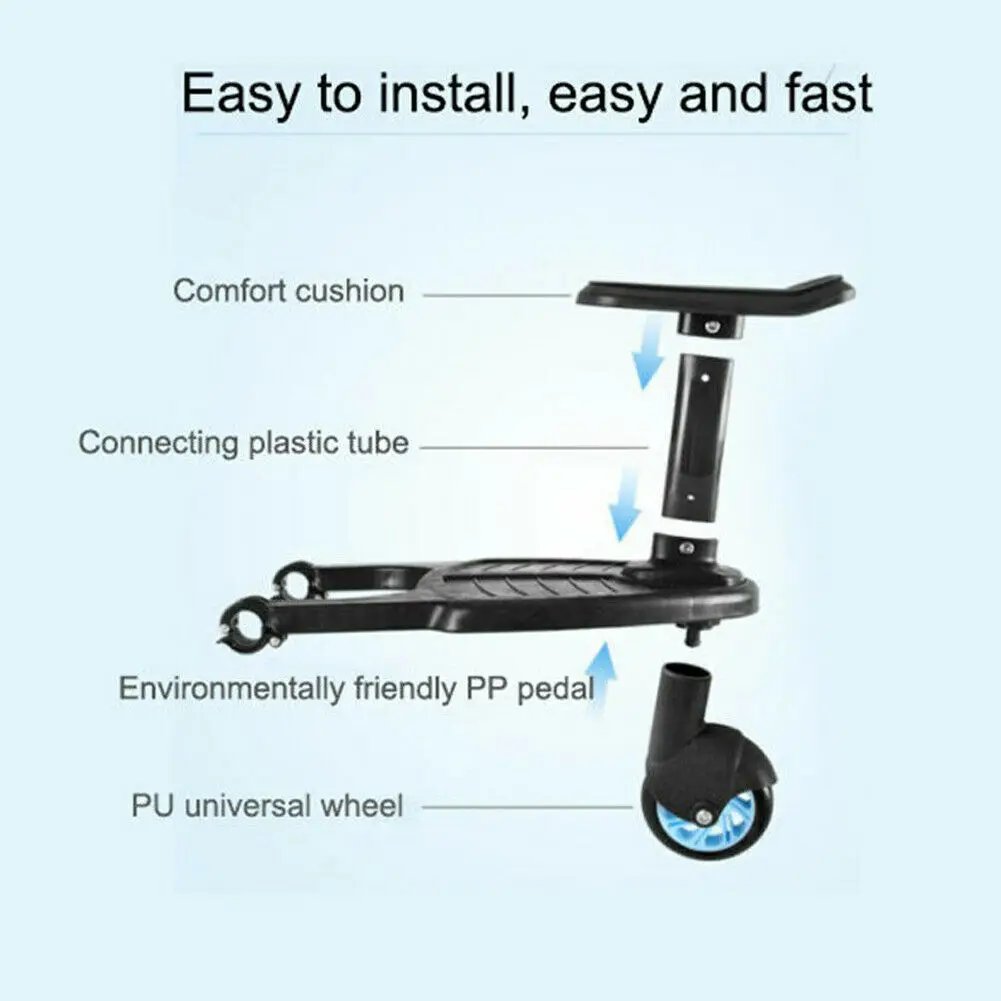Baby Stroller Step Board Stopping Plate Twins Strollers Accessory Outdoor Activity Board Stroller Baby Seat Standing Plate
Baby Stroller Step Board Stopping Plate Twins Strollers Accessory Outdoor Activity Board Stroller Baby Seat Standing Plate