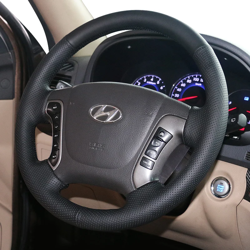 Universal Car-stying Anti-slip Breathable Leather DIY Car Steering Wheel Cover Case With Needles and Thread Hot Selling | Автомобили и