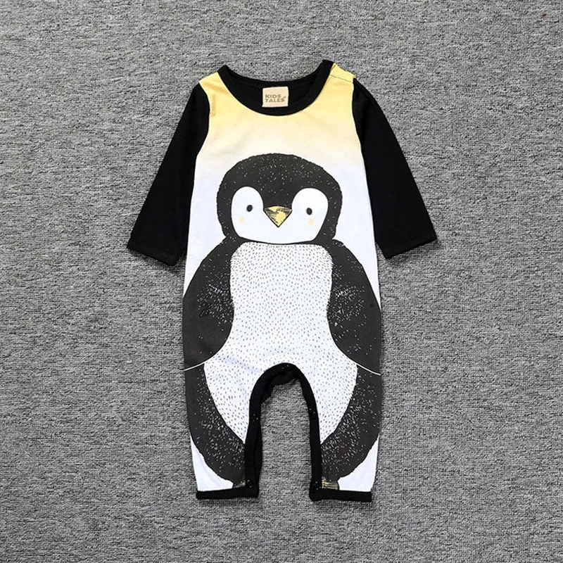 Newborn Baby Boys Girls Romper Toddler 2019 Baby Cute Penguin Cartoon Infant Rompers Long Sleeves Toddler Jumpsuits
Newborn Baby Boys Girls Romper Toddler 2019 Baby Cute Penguin Cartoon Infant Rompers Long Sleeves Toddler Jumpsuits