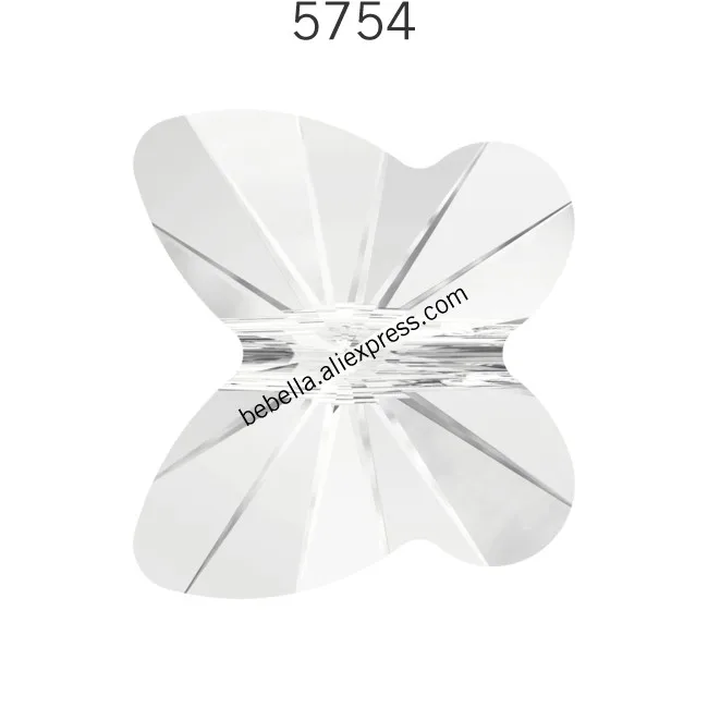 1 шт. 100% оригинальный Кристалл от Swarovski 5754 бусина в виде бабочки для DIY браслет
