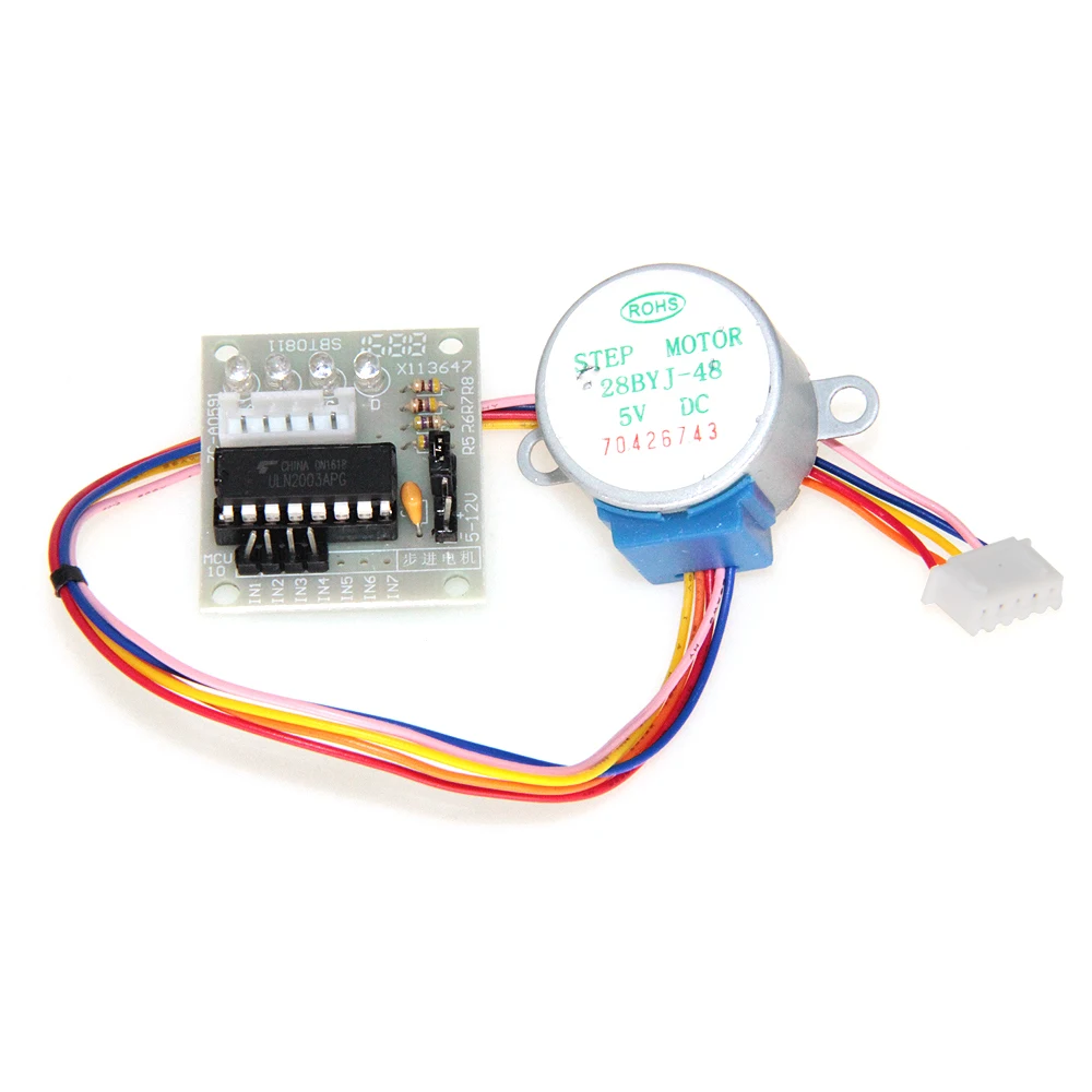 1Lot 5V 4-Phase Stepper Step Motor + Driver Board ULN2003 With Drive Test Module Machinery Board For Arduino Raspberry Pi Kit
1Lot 5V 4-Phase Stepper Step Motor + Driver Board ULN2003 With Drive Test Module Machinery Board For Arduino Raspberry Pi Kit