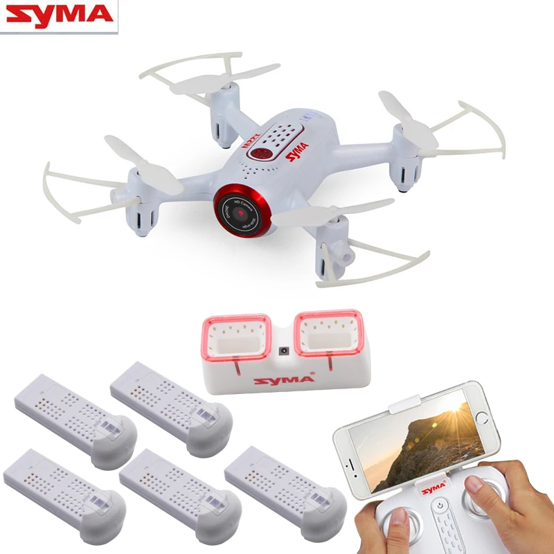 Карманный Дрон Syma X22W, Wi-Fi, FPV, HD камера, Безголовый режим, Радиоуправляемый Дрон с планом полета и управлением через приложение, белый
Карманный Дрон Syma X22W, Wi-Fi, FPV, HD камера, Безголовый режим, Радиоуправляемый Дрон с планом полета и управлением через приложение, белый