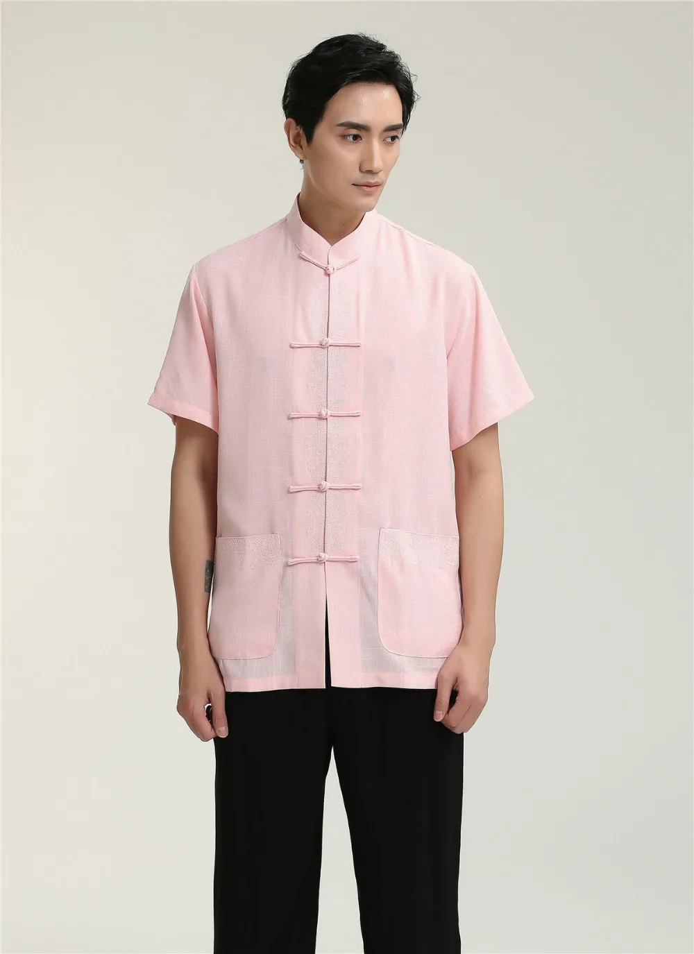 Shanghai Story Short Sleeve Chinese Traditional Clothing KungFu Shirt For Man Chinese Top For Man Loose Shirt 
Shanghai Story Short Sleeve Chinese Traditional Clothing KungFu Shirt For Man Chinese Top For Man Loose Shirt