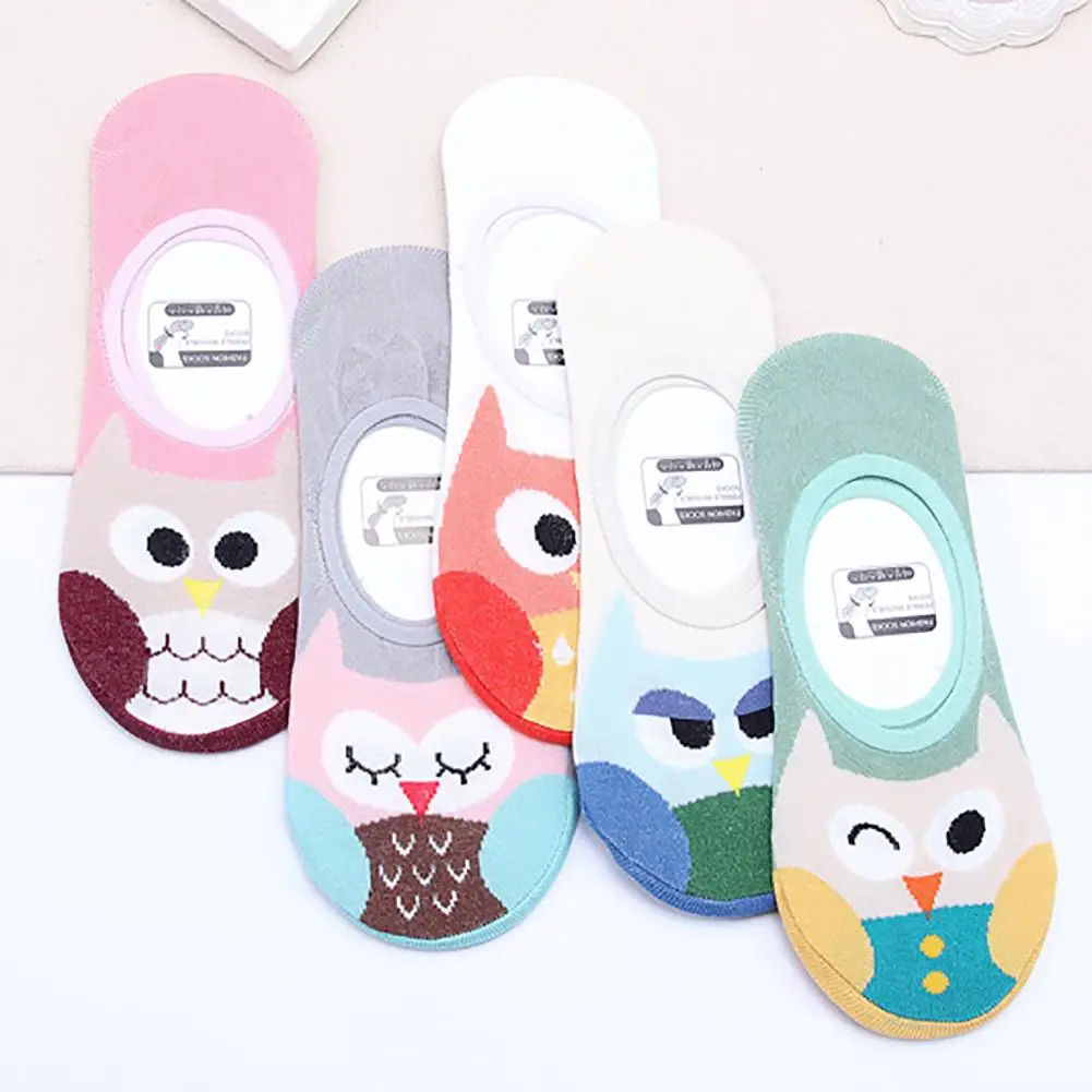 Japaneses Cartoon Owl PatternBoat Socks Invisible Girl Sock Slippers Breathable Cotton No Show Calcetines Women for Gift
Japaneses Cartoon Owl PatternBoat Socks Invisible Girl Sock Slippers Breathable Cotton No Show Calcetines Women for Gift