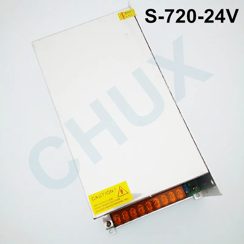 Switching Power Supply 720W DC 24V 30A 110 or 220V AC to DC 24V SMPS For LED Strip Display Light CNC CCTV free shipping
Switching Power Supply 720W DC 24V 30A 110 or 220V AC to DC 24V SMPS For LED Strip Display Light CNC CCTV free shipping