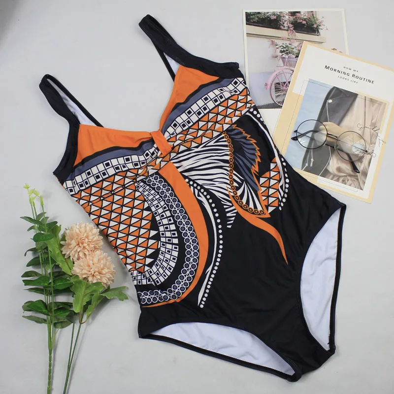 New Vintage One Piece Swimsuit Women Push Up Bathing Suit Geometric Print Plus Size Swimwear Monokini Cut Out Swimming Suit
New Vintage One Piece Swimsuit Women Push Up Bathing Suit Geometric Print Plus Size Swimwear Monokini Cut Out Swimming Suit