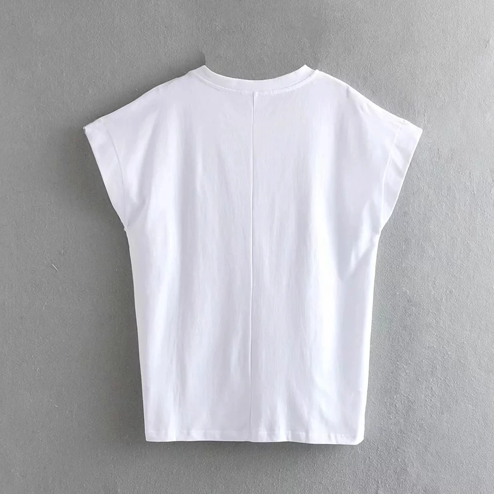 Klacwaya women cotton 100% t-shirts 2019 summer beach ladies vocation pattern short sleeve shirt chic girls stylish tops femme 
Klacwaya women cotton 100% t-shirts 2019 summer beach ladies vocation pattern short sleeve shirt chic girls stylish tops femme