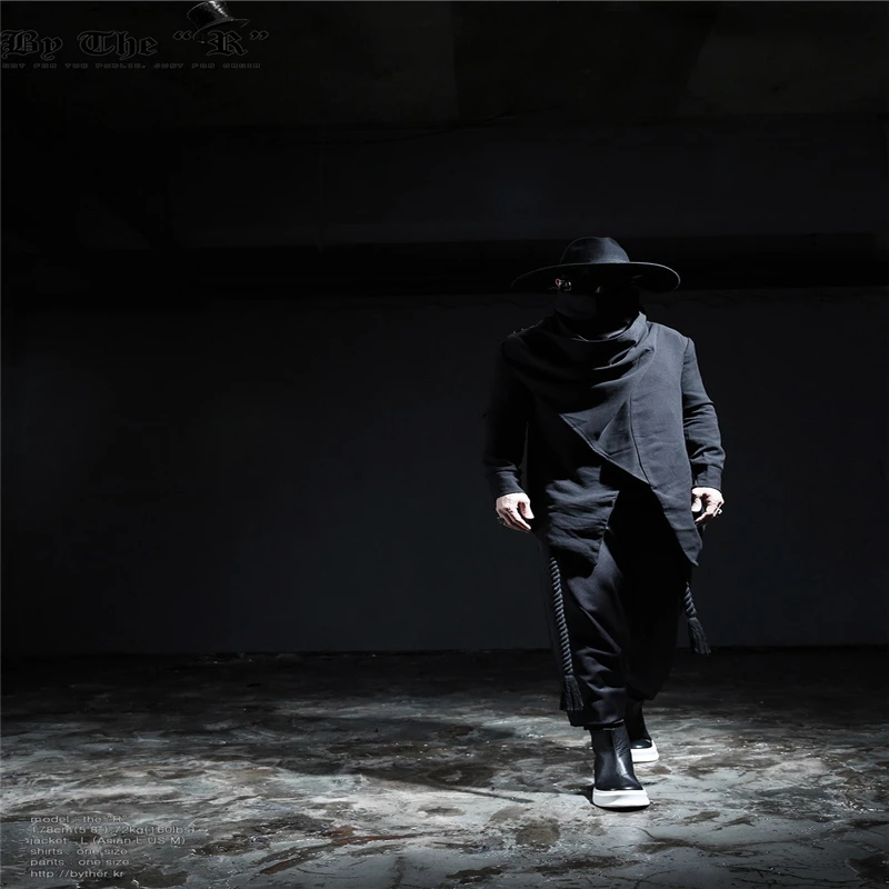 Men thin long trench nightclub singer stage dropshiptop new brand coat gothic cloak costume mens irregular hip hop jackets
Men thin long trench nightclub singer stage dropshiptop new brand coat gothic cloak costume mens irregular hip hop jackets
