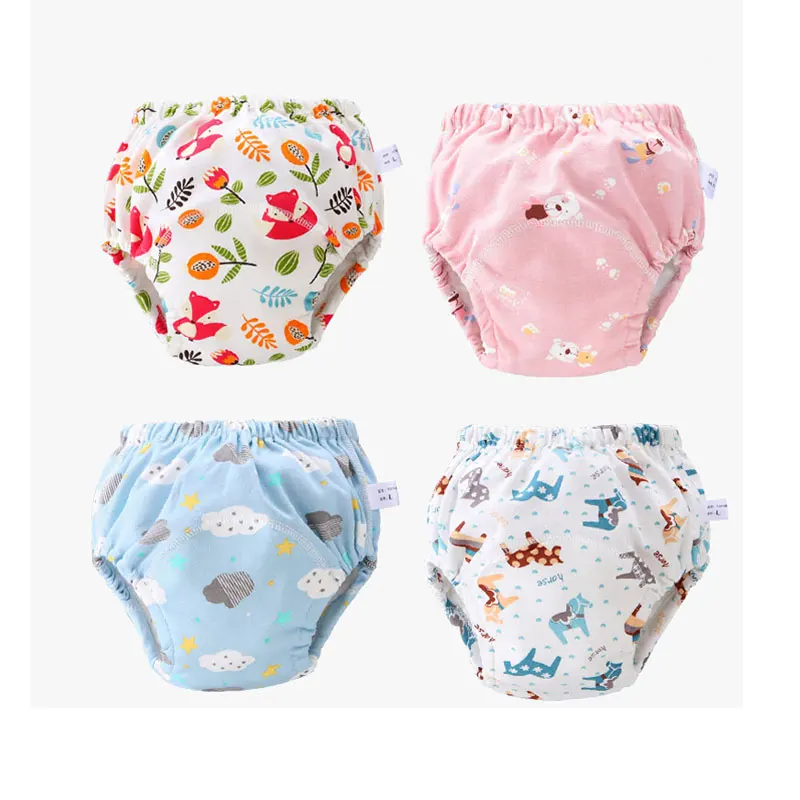 New Cute Cotton Reusable Baby Kids Infant Potty Training Pants 4 Layers Shorts Underwear Waterproof Cloth Diaper Nappies 3PCS
New Cute Cotton Reusable Baby Kids Infant Potty Training Pants 4 Layers Shorts Underwear Waterproof Cloth Diaper Nappies 3PCS