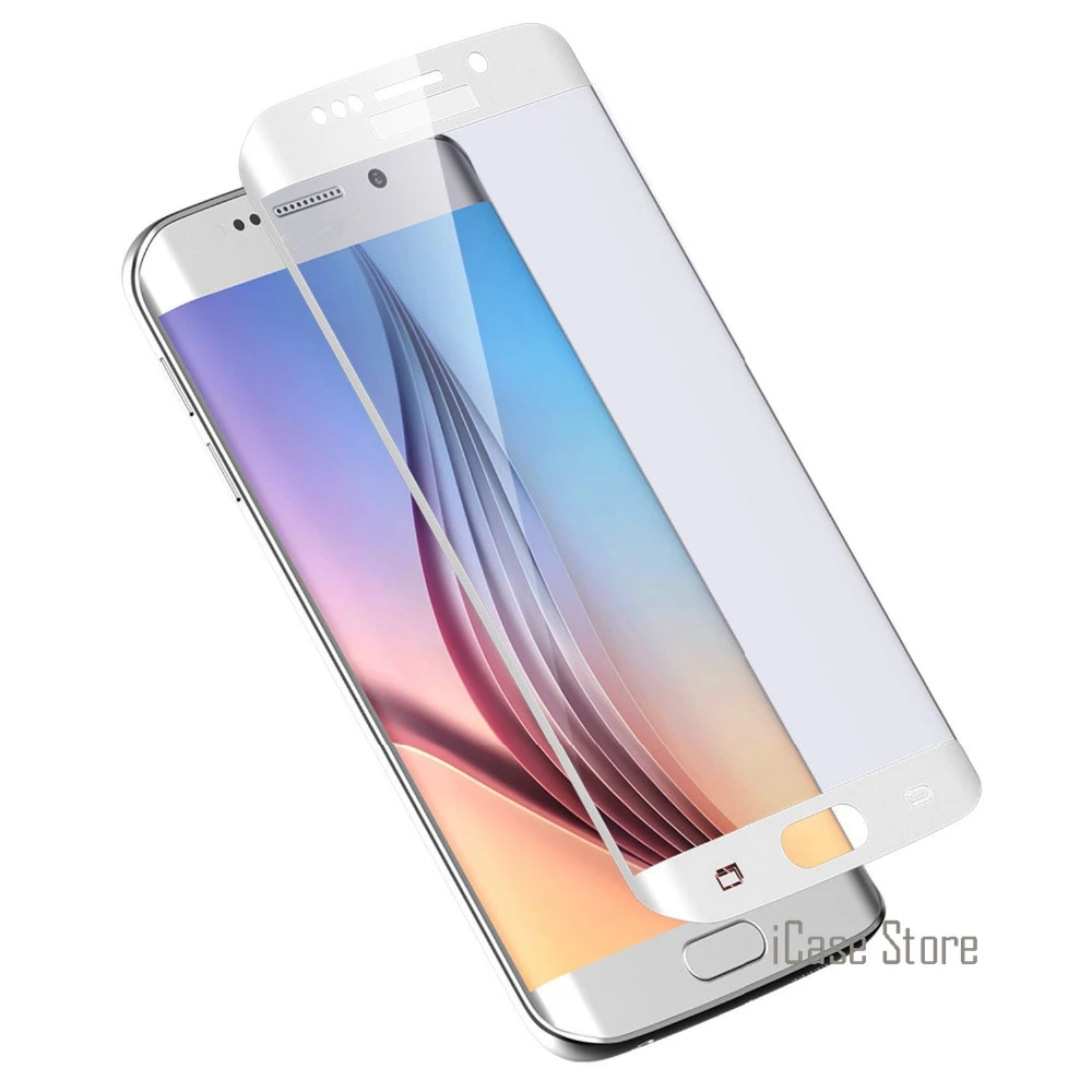 3D полное покрытие закаленное Стекло Экран протектор для Galaxy S6 край G925F S7 G935F