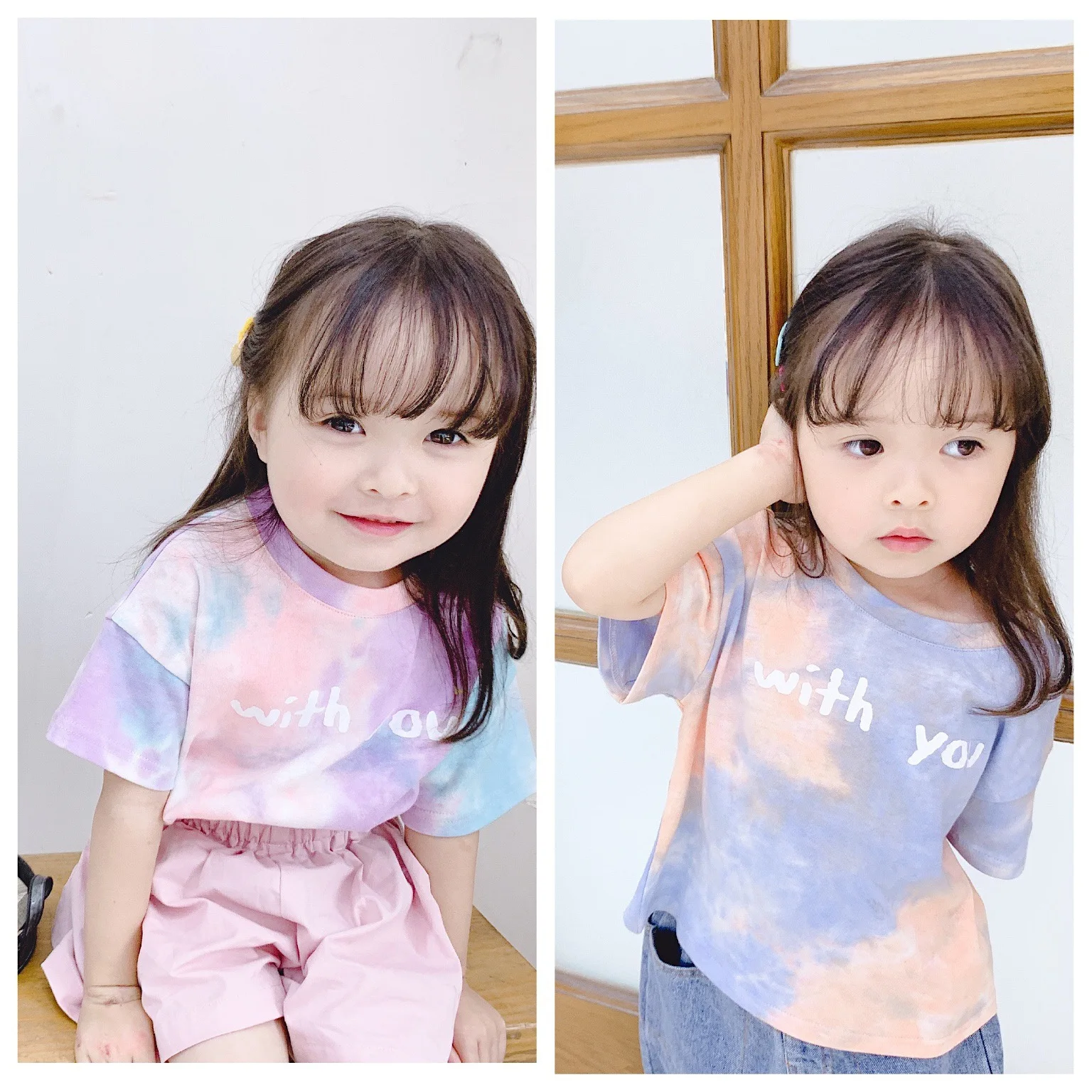 Fashion Kids'T-shirts Summer 2019 Girl Rainbow Tie-dyed T-shirts baby girls clothes Children clothing
Fashion Kids'T-shirts Summer 2019 Girl Rainbow Tie-dyed T-shirts baby girls clothes Children clothing