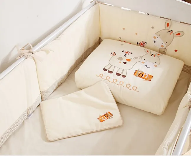 Promotion! 7PCS embroidered Newborn Cot Bedding kit of bedding/baby bedding set/children,(2bumper+duvet+sheet+pillow)
Promotion! 7PCS embroidered Newborn Cot Bedding kit of bedding/baby bedding set/children,(2bumper+duvet+sheet+pillow)