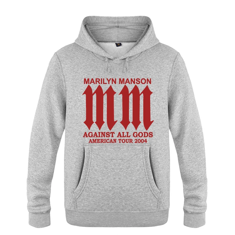 Against All Gods Marilyn Manson Rock Rap Hoodies Men 2018 Men's Pullover Fleece Hooded Sweatshirts
Against All Gods Marilyn Manson Rock Rap Hoodies Men 2018 Men's Pullover Fleece Hooded Sweatshirts